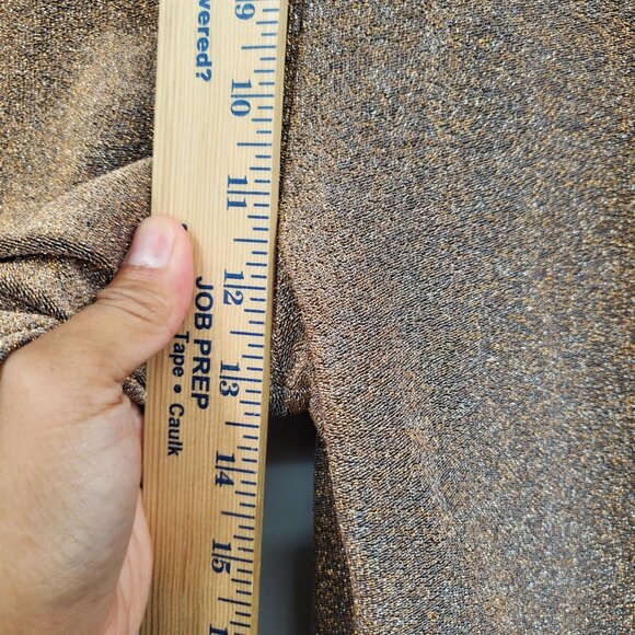 SCOTCH & SODA Wide Leg Stretch Lurex Pants Women Size Small High Waisted - Picture 12 of 16